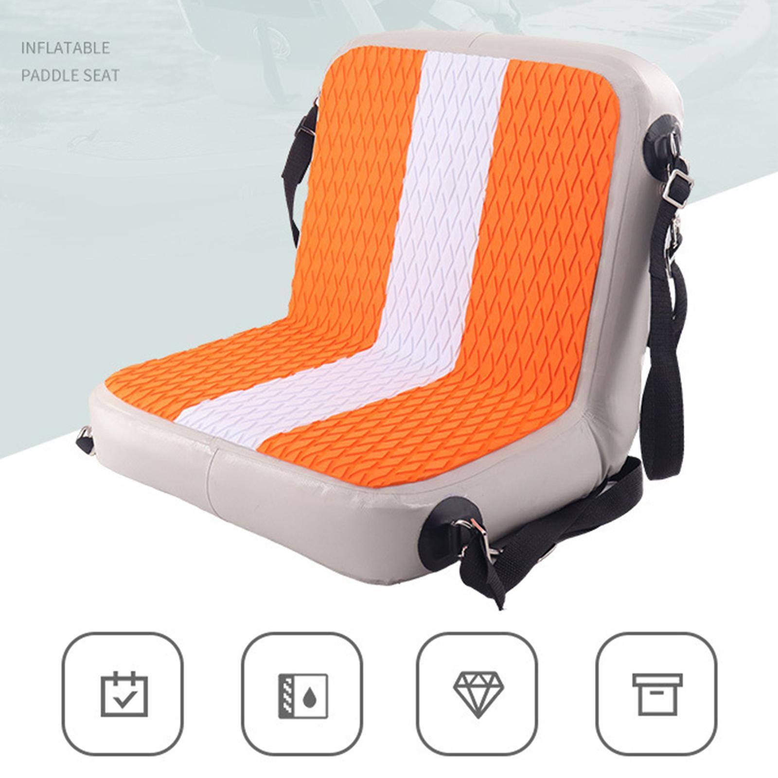 Fishing Boat Seat - カヤック用シート、背もたれ付き、パッド入り、汎用性の高いインフレータブルパーツ、釣り船用の座席と背もたれ。